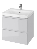 Cersanit Moduo alsószekrény 60-as mosdóhoz, fényes szürke S9