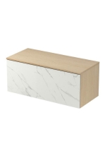 Cersanit Inverto Calacatta 100 mosdószekrény munkalappal, pu