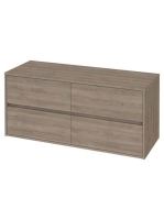 Cersanit Crea 120 mosdószekrény munkalappal, pultratehető mo