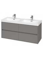 Cersanit Crea alsószekrény 120 cm-es kerámia mosdóhoz, szürk