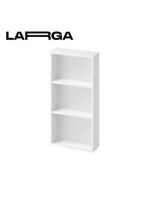 Cersanit Larga kiegészítő szekrény 40x80cm, fehér S932-084 -