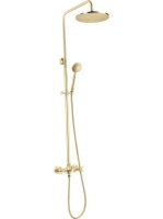 Deante Temisto zuhanyrendszer csapteleppel, bronz NAC M4QT
