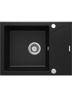 Deante Evora 1 medencés szögletes gránit mosogató csepegtető