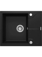 Deante Andante 1 medencés szögletes gránit mosogató csepegte