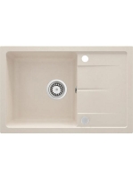 Deante Leda 1 medencés szögletes gránit mosogató csepegtetőv