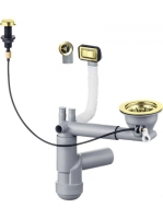 Deante Space-Saver helytakarékos szifon 1 medencés gránit mo