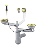 Deante Space-Saver helytakarékos szifon 1,5 és 2 medencés gr