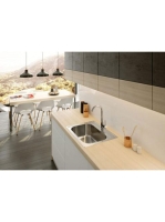 Deante Maredo 1 medencés acél mosogató csepegtető nélkül 60x