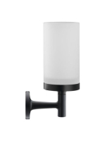 Duravit Starck T fali fogmosó pohár tartóval, matt fekete 0099314600