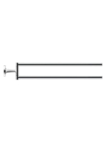 Duravit Starck T mozgatható törölközőtartó 39 cm, króm 0099411000
