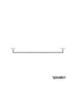 Duravit Karree törölközőtartó 80 cm, króm 0099601000