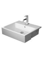Duravit Vero Air Félig beépíthető kerámia mosdó 55x47 cm alpin fehér 0382550000