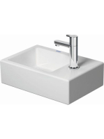 Duravit Vero Air Jobbos kézmosó WonderGliss bevonattal 38x25 cm, bútorral aláépíthető, alpin fehér 07243800001