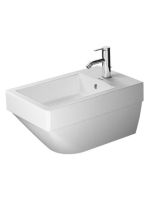 Duravit Vero Air Fali bidé WonderGliss bevonattal 37x57 cm, alpin fehér 22741500001
