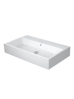 Duravit Vero Air csiszolt kerámia mosdó 80x47 cm, csapfurat nélkül, alpin fehér 2350800028