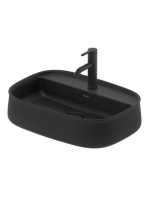 Duravit Zencha kerámia mosdótál 55x39 cm WonderGliss bevonattal, matt antracit 23745513711