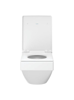 Duravit Vero Air Rimless® fali WC csésze, WonderGliss bevonattal, mélyöblítésű, alpin fehér 25250900001