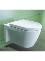 Duravit Starck 2 fali WC csésze öblítőperemmel 37x54 cm, fehér alpin 2534090000