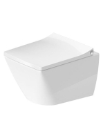 Duravit Viu peremnélküli fali compact WC 36,5x48 rögzítővel és WonderGliss bevonattal 25730900001