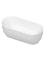 Duravit Luv szabadonálló kád 185x85 cm DuraSolid A speciális le és túlfolyóval, fehér alpin 700434000000000