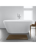 Duravit D-Neo szabadonálló kád DuraSolid A 160x75 cm, speciális le és túlfolyóval, fehér alpin 700477000000000