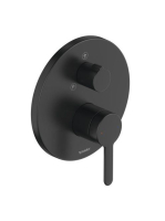 Duravit C.1 egykaros falsík alatti zuhanycsaptelep 2 fogyasztóhoz, matt fekete C14210012046