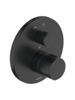 Duravit C.1 falsik alatti termosztátos kádcsaptelep 2 fogyasztóhoz, matt fekete C15200014046