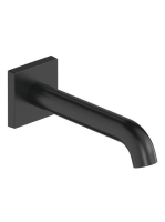 Duravit C.1 kádkifolyó 210 mm szögletes rozettával, matt fekete C15240009046