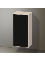 Duravit Zencha középmagas szekrény 81,9x40 cm, balos, texturált fekete/matt taupe ZE1350L63830000