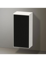 Duravit Zencha középmagas szekrény 81,9x40 cm, jobbos, texturált fekete/matt fehér ZE1350R63840000