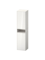 Duravit Zencha magas szekrény 176x40 cm, jobbos, fehér üveg/matt fehér ZE1353R64840000