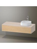 Duravit Zencha jobbos alsószekrény 130, tölgy fiókrendezővel, natúr tölgy/matt taupe ZE4812R30830I00