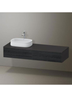Duravit Zencha balos alsószekrény 160, tölgy fiókrendezők, fekete tölgy/matt grafit ZE4814L16800L00