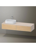 Duravit Zencha balos alsószekrény 160, dió fiókrendezővel, natúr tölgy/matt taupe ZE4814L30830F00
