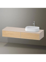 Duravit Zencha jobbos alsószekrény 160, tölgy fiókrendezővel, natúr tölgy/matt taupe ZE4814R30830J00