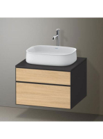 Duravit Zencha alsószekrény 65, dió fiókrendezővel, natúr tölgy/matt grafit ZE4820030800E00