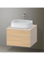 Duravit Zencha alsószekrény 65, dió fiókrendezővel, natúr tölgy/matt taupe ZE4820030830E00