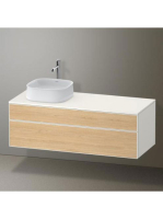 Duravit Zencha balos alsószekrény 130, tölgy fiókrendezővel, natúr tölgy/matt fehér ZE4822L30840I00
