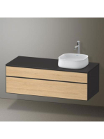 Duravit Zencha jobbos alsószekrény 130, tölgy fiókrendezővel, natúr tölgy/matt grafit ZE4822R30800I00