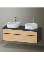 Duravit Zencha alsószekrény 130, tölgy fiókrendezővel, natúr tölgy/matt grafit ZE4823B30800I00