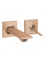 Grohe Allure S 2-lyukas fali mosdócsaptelep, Brushed Warm Su
