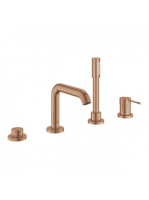 Grohe Essence 4-lyukú egykaros kádkombináció, matt rose aran