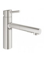 Grohe Concetto egykaros konyhai csaptelep, kihúzható fejjel,
