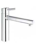 Grohe Concetto egykaros konyhai csaptelep kihúzható fejjel,