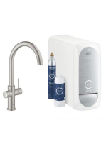 Grohe Blue Home rozsdamentes acél hatású konyhai mosogató cs