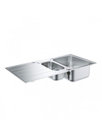Grohe K500 Rozsdamentes acél mosogatótálca csepegtetővel 100