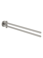 Grohe Essentials törölközőtartó, rozsdamentes acél hatású 40