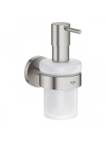 Grohe Essentials szappanadagoló tartókonzollal, rozsdamentes