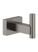 Grohe Essentials Cube fürdőköpeny akasztó, szálcsiszolt graf