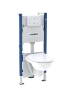 Geberit Duofix szerelőelem Selnova fali WC csésze ülőkével,